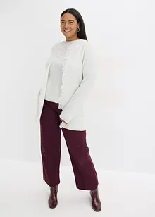 Kort strikkekåpe med paljetter og glansgarn, bonprix