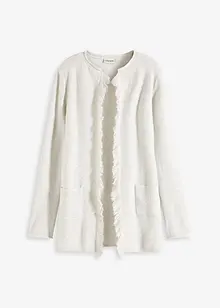 Kort strikkekåpe med paljetter og glansgarn, bonprix