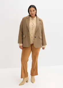 Finstrikket skjorte, bonprix