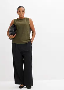 Crinkle topp, bonprix