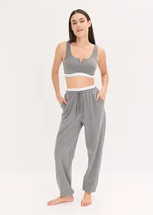 Loungewear-joggebukse med stikklommer, bonprix