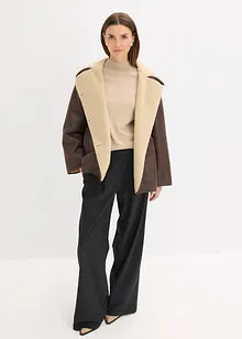 Jakke i imitert lammeskinn, bonprix