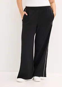 Joggebukse i Quick Dry-materiale med knapper langs sidesømmen, bonprix