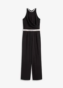 Jumpsuit i strukturert krepp, bonprix