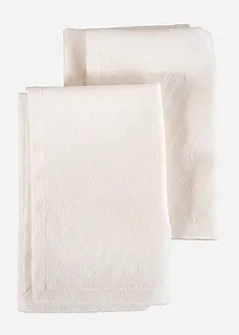 Tøyservietter i økologisk bomull (2-pack), bonprix