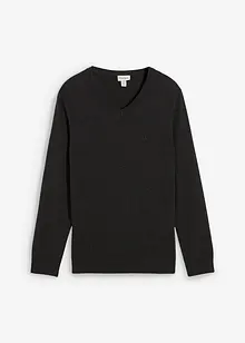 Finstrikket genser i 100% bomull, bonprix