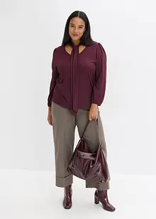 Stukturtopp med avtagbar sløyfe, bonprix