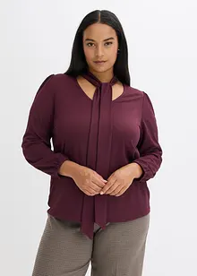 Stukturtopp med avtagbar sløyfe, bonprix