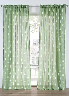 Gardin av økologisk bomull (1-pack), bonprix