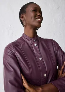 Skinnjakke i lammenappa, bonprix