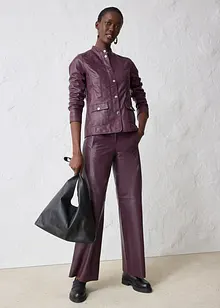 Skinnjakke i lammenappa, bonprix