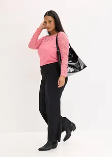 Blondetopp med lange ermer, bonprix