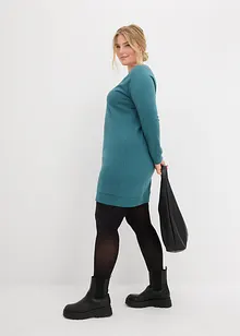 Sweatshirtkjole i myk frottè, bonprix