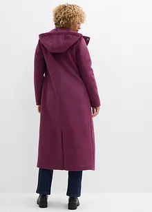 Kåpe i ull-stil og maxilengde, bonprix
