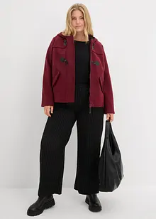 Duffeljakke i ullstil, bonprix