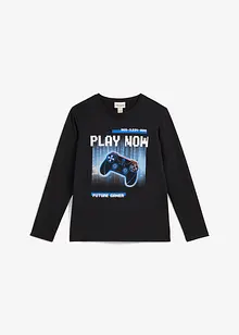 Langermet topp av 100% økologisk bomull, bonprix