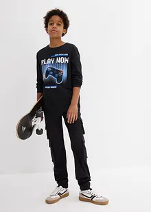 Langermet topp av 100% økologisk bomull, bonprix