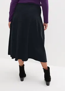 Utsvingt jerseyskjørt, bonprix