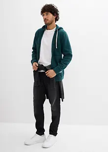 Hettejakke i fleece med påsatte lommer, bonprix