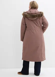 Outdoor-kåpe med fuskepels, vanntett, bonprix