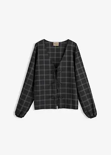 Oversized bluse av  myk viskose, bonprix