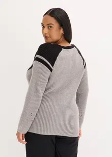 Genser med knapper, bonprix