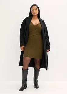 Strikkekjole i viskosemiks, bonprix