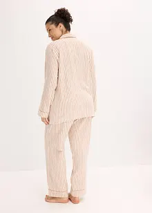 Flanell-pyjamas med gavepose, bonprix
