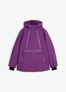 Vanntett funksjonsanorakk med fleecefôr, bonprix