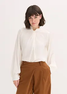 Bluse av lett sateng, bonprix