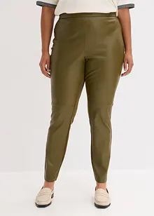 Bukse i imitert skinn i Punto di Roma-miks, bonprix