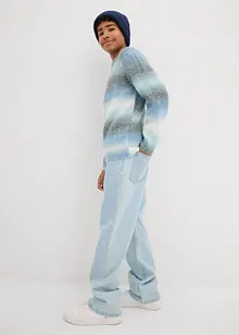 Grovstrikket genser med fargegradering, bonprix