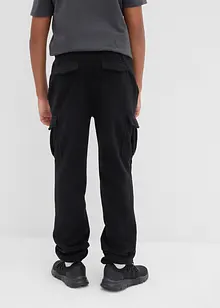 Fleece-cargobukse, Regular Fit, bonprix