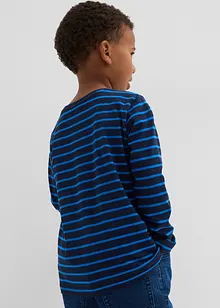 Langermet topp i ren økologisk bomull (3-pack), bonprix