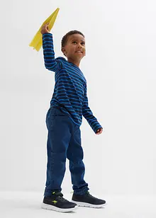 Langermet topp i ren økologisk bomull (3-pack), bonprix