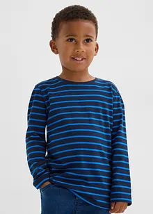 Langermet topp i ren økologisk bomull (3-pack), bonprix