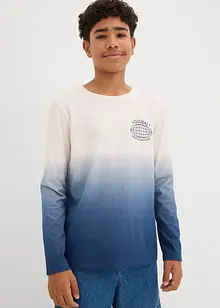 Langermet topp i 100% økologisk bomull, bonprix