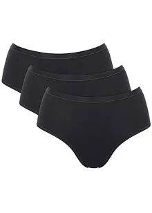 GO Daily Cotton Truse med høy midje (3-pack), Sloggi