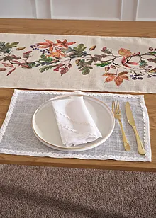 Tøyservietter med dekorativ bise (2-pack), bonprix