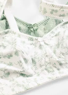 BH uten bøyle med økologisk bomull (2-pack), bonprix