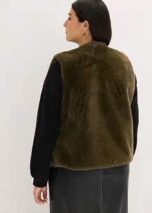 Vest i pelsimitasjon, bonprix