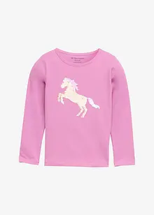 Langermet topp fra Tom Tailor av 100% bomull, Tom Tailor