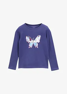 Tom Tailor langermet T-skjorte i ren bomull, Tom Tailor