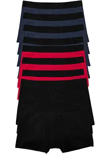 Boxershorts med bomull i ettersittende modell (10-pack), bonprix