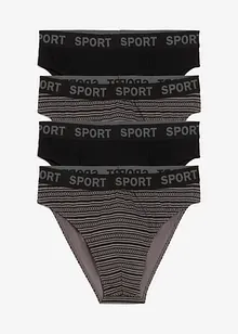 Truse med myk bomull (4-pack), bonprix