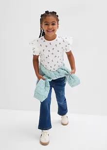 T-skjorte i økologisk bomull med elastan, bonprix