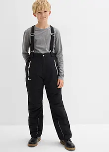 Vanntett funksjonsbukse med bukseseler og refleksdetaljer, bonprix