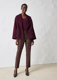 Bukse i smal modell med ull, bonprix