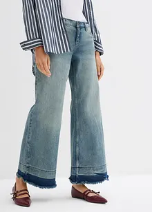 Wide leg-jeans, Mid Waist, bonprix
