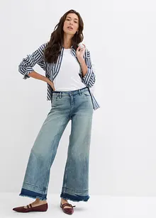 Wide leg-jeans, Mid Waist, bonprix
